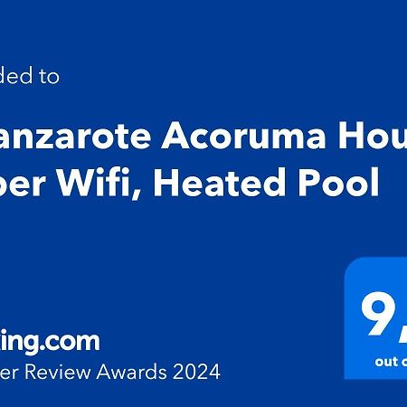 Eslanzarote Acoruma House, Super Wifi, Heated Pool Güime 외부 사진
